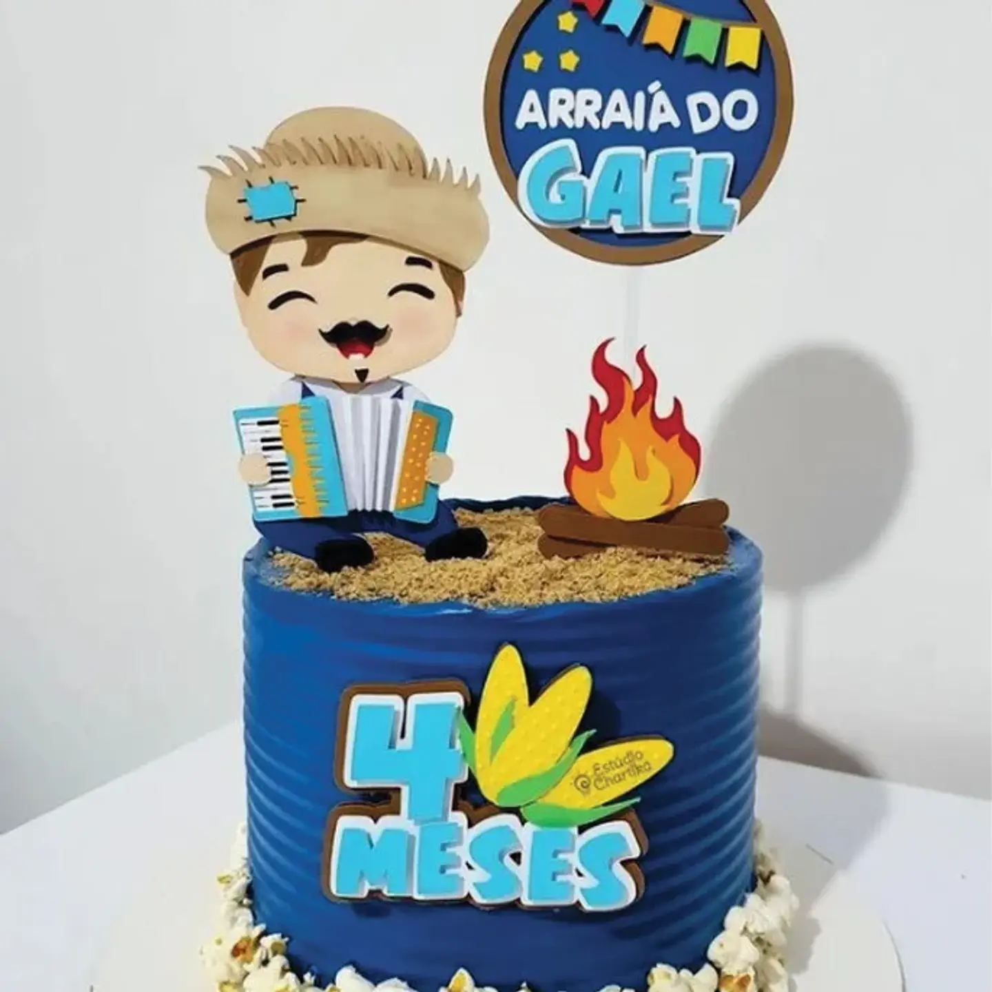 Arquivo Topo Festa Junina Bebê com Sanfona - EM CAMADAS 1