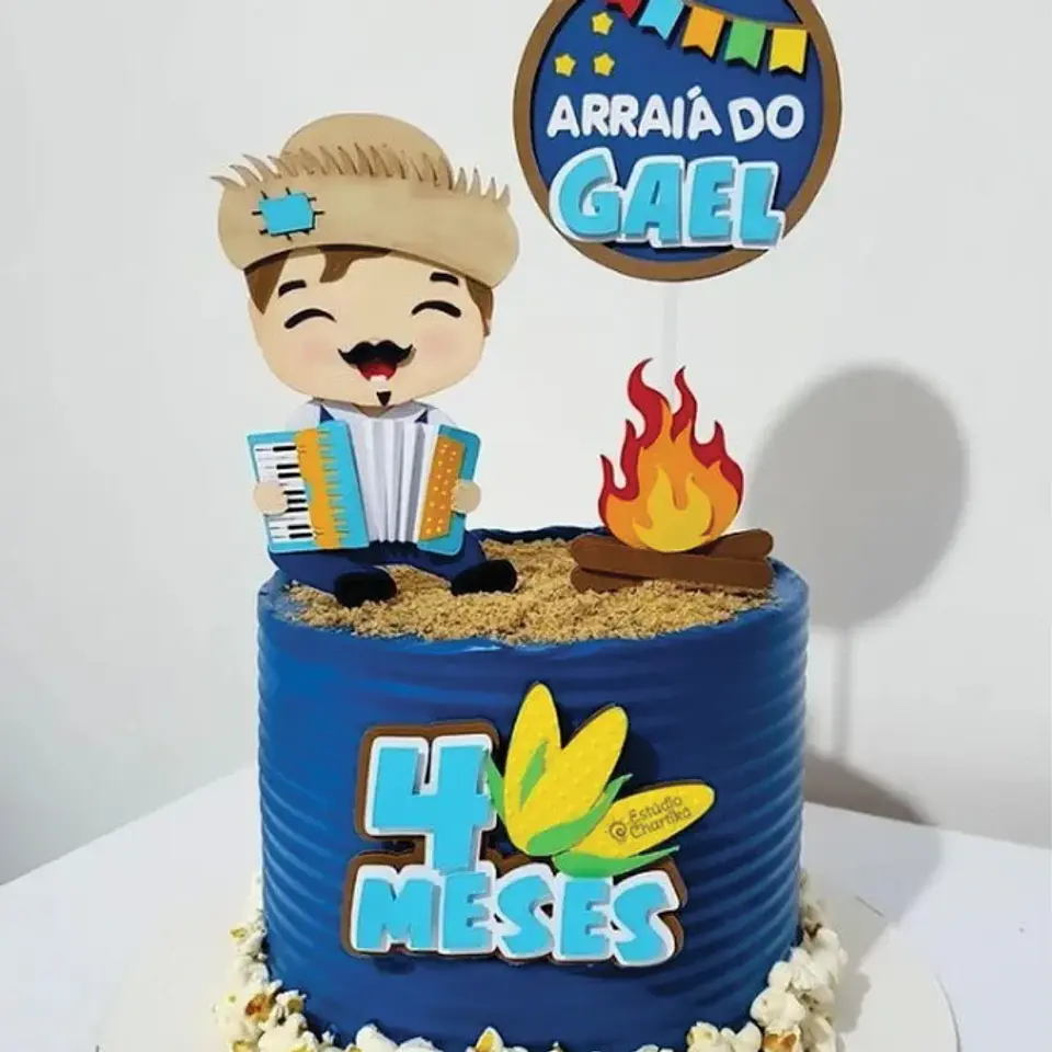 Arquivo Topo Festa Junina Bebê com Sanfona - EM CAMADAS 1