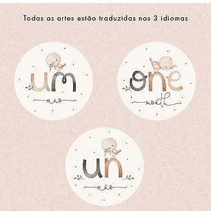 Arquivo Printable Cards Mesversário - NI ESTUDIO