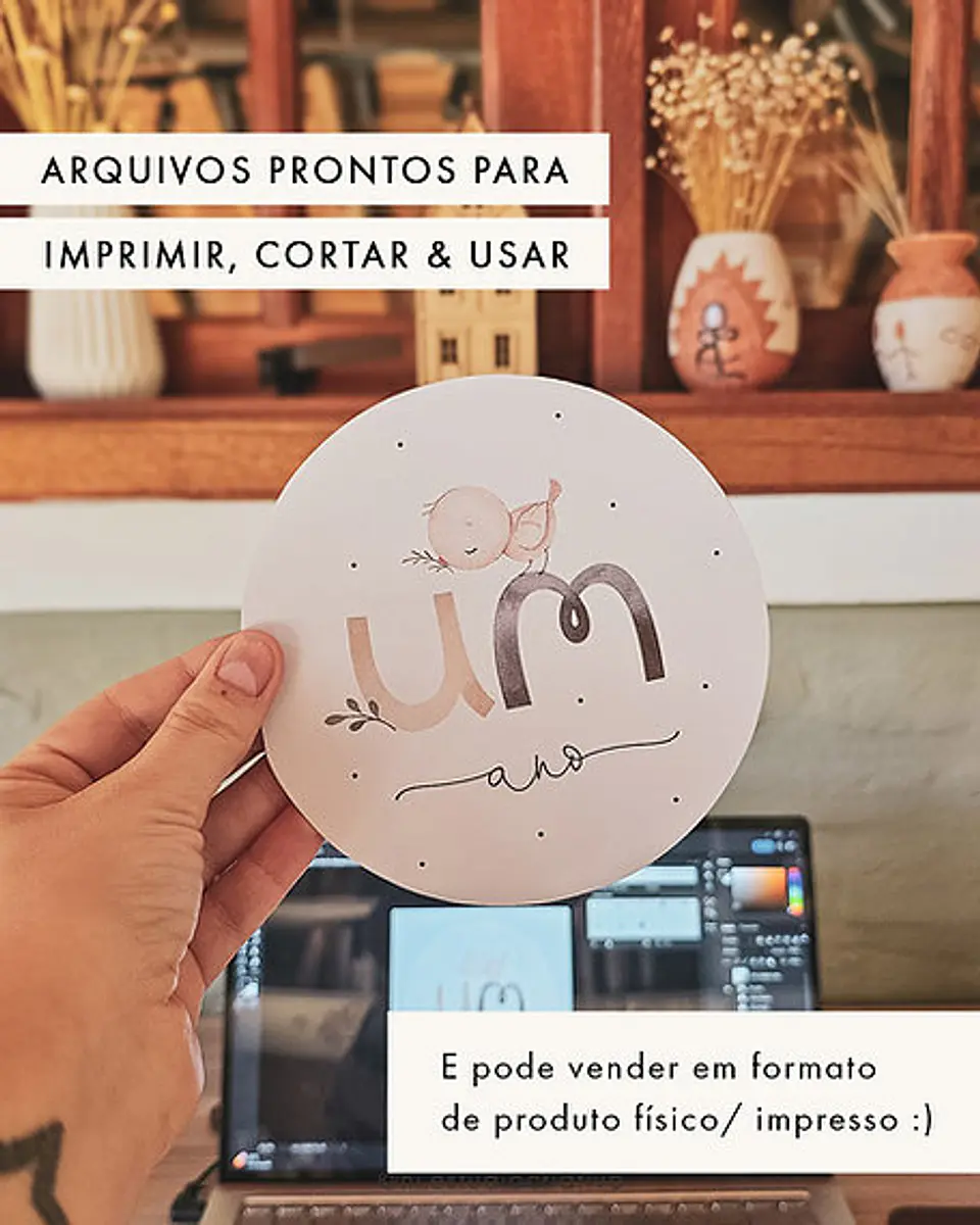 Arquivo Printable Cards Mesversário - NI ESTUDIO 3