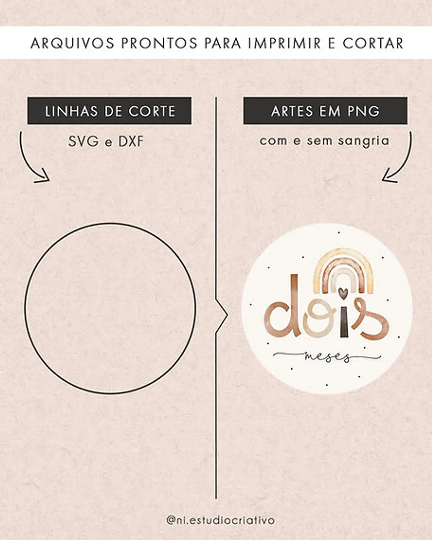 Arquivo Printable Cards Mesversário - NI ESTUDIO 5