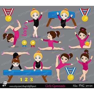 Kit Digital Ginastica Menina
