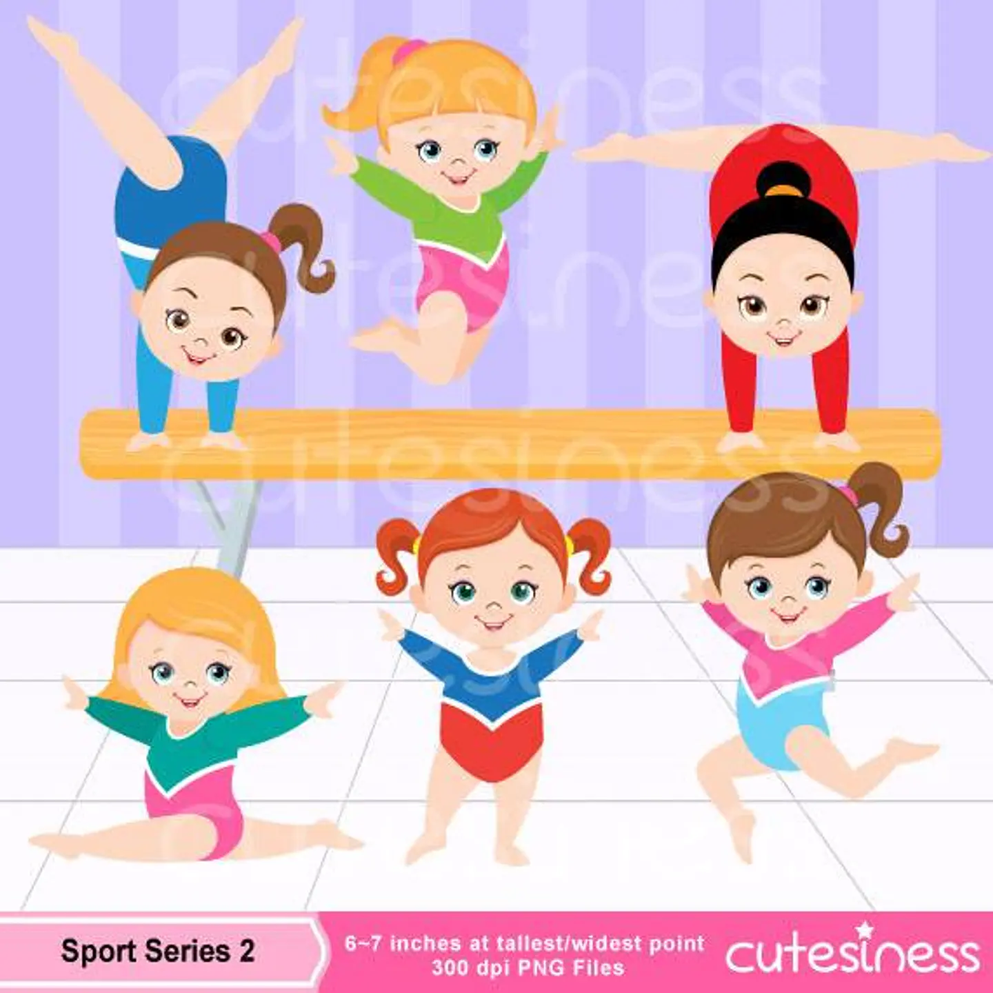Kit Digital Ginastica Menina 1