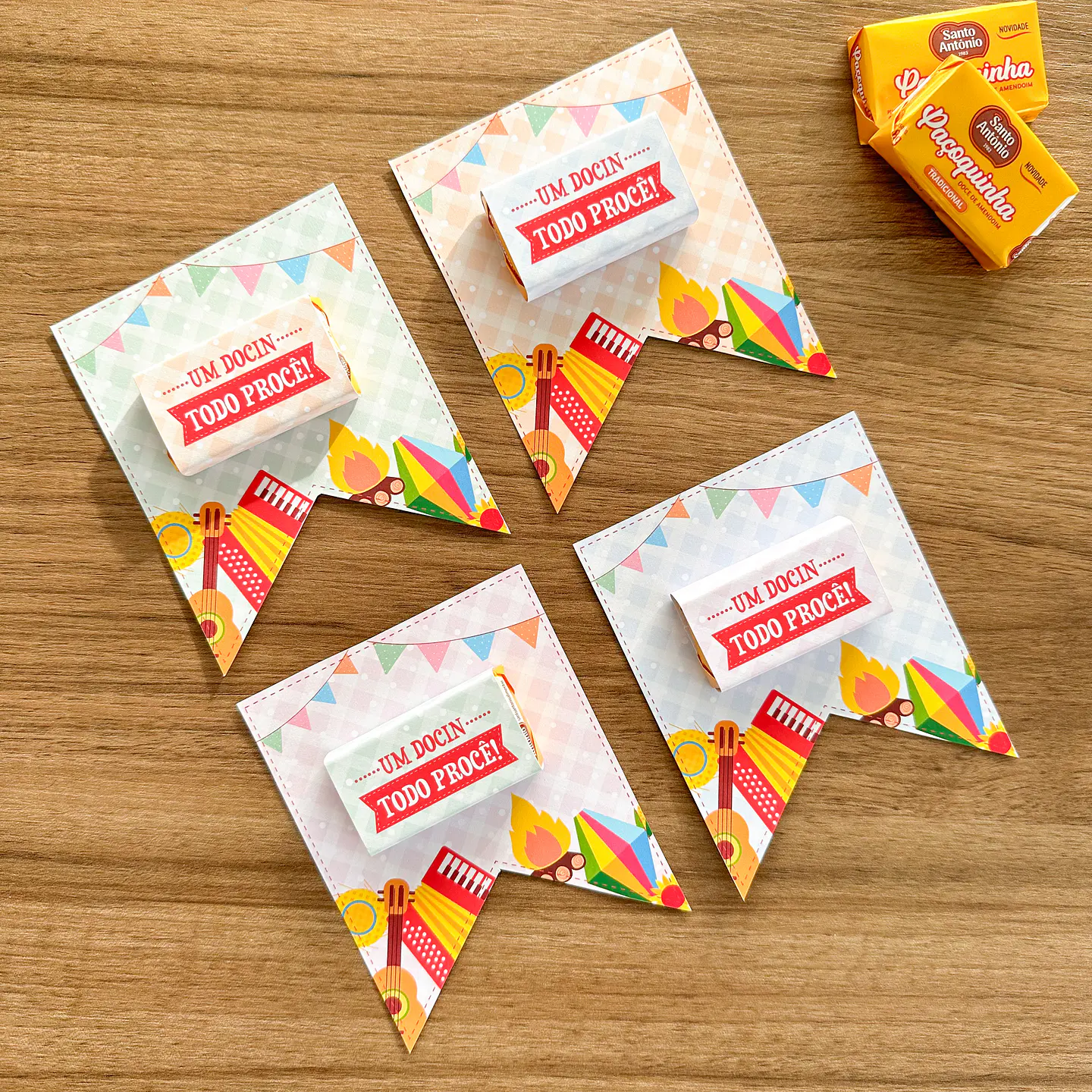 Arquivo Card Bandeirinha Paçoca - TUDO PRA PAPELARIA 1