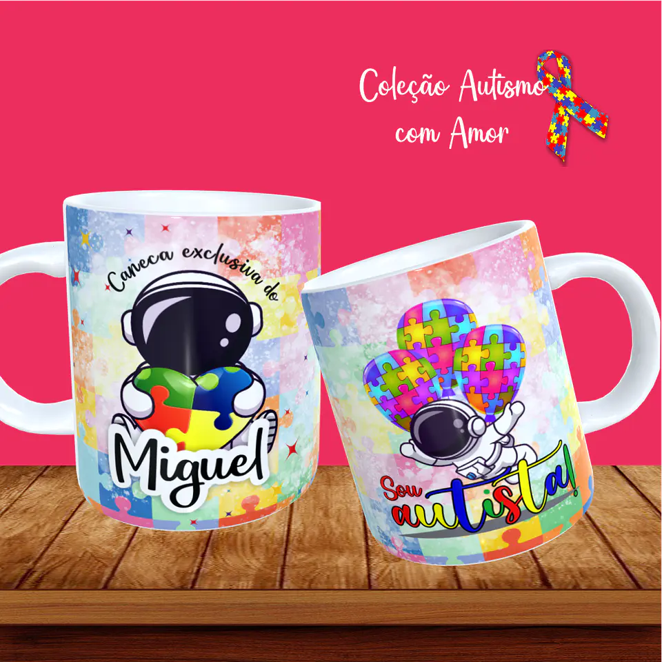 Arqivo Sublimação Canecas Autismo 2