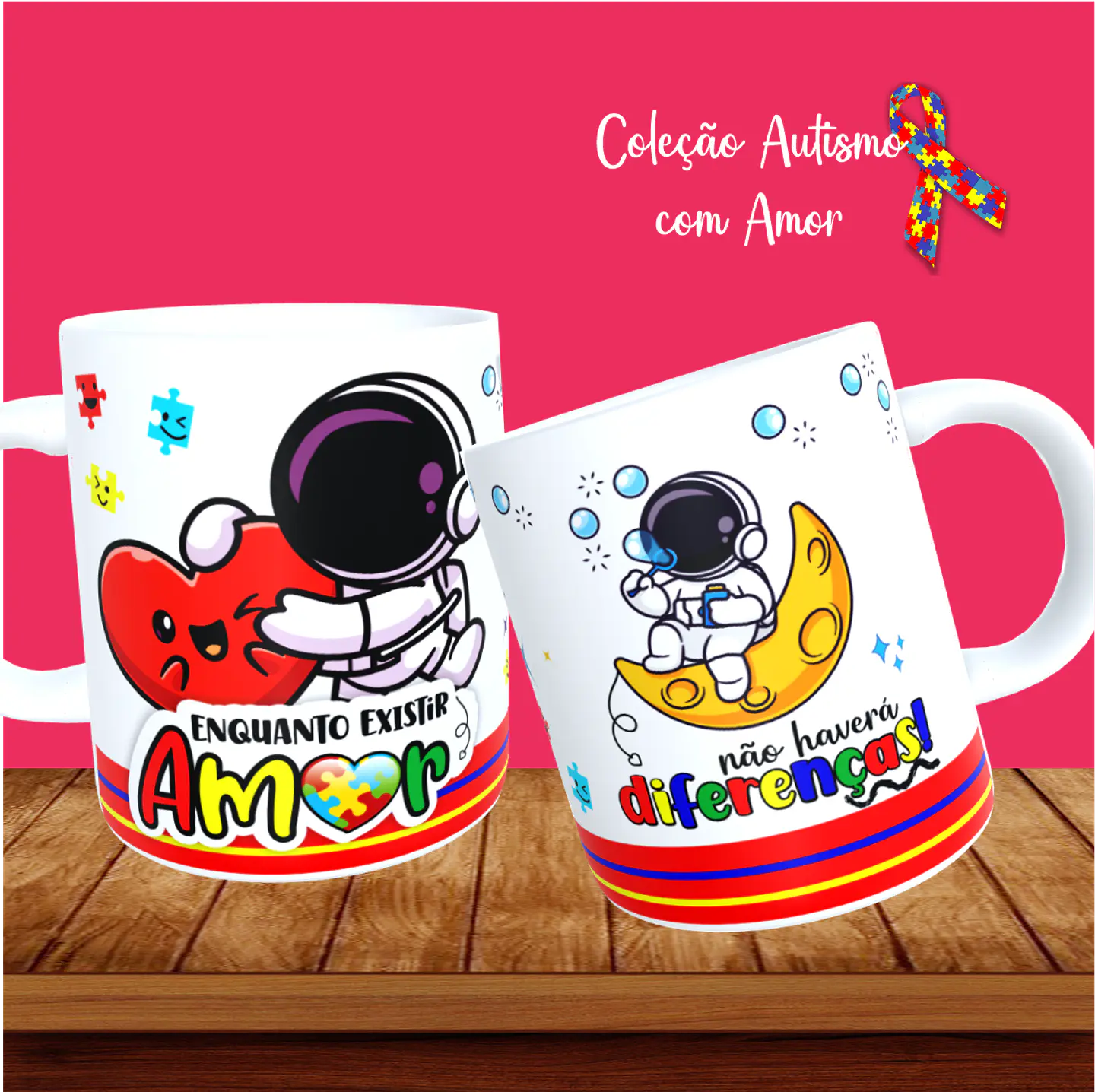 Arqivo Sublimação Canecas Autismo 10