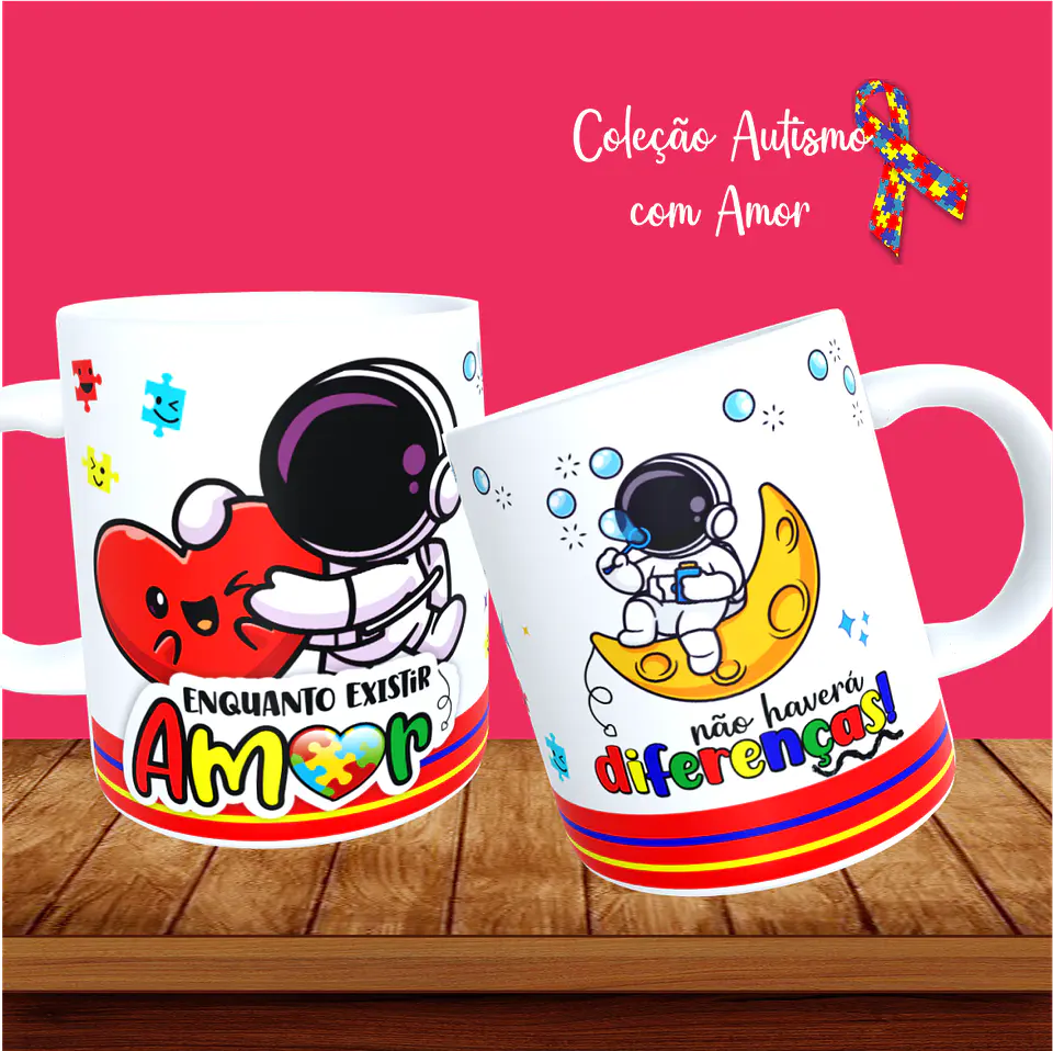 Arqivo Sublimação Canecas Autismo 10