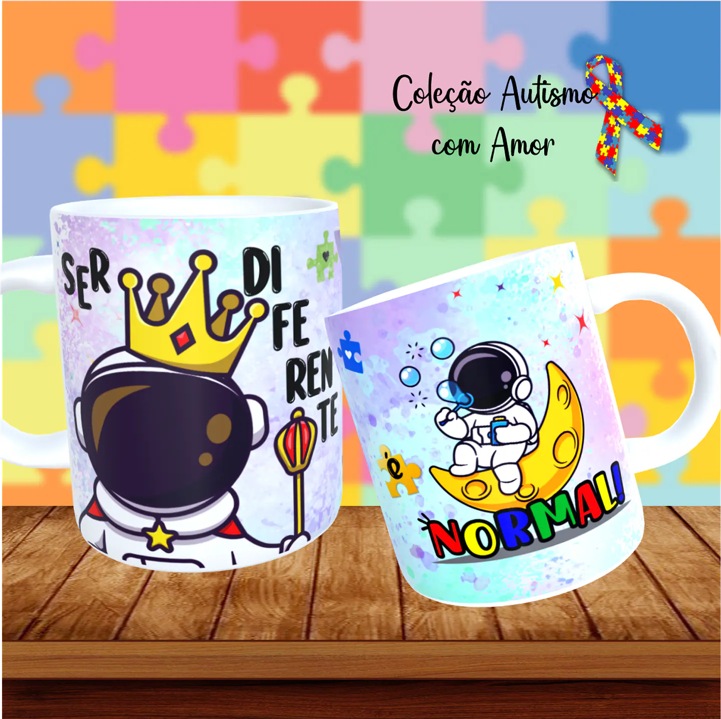 Arqivo Sublimação Canecas Autismo 15