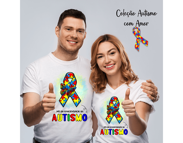 Arqivo Sublimação Camisetas Autismo
