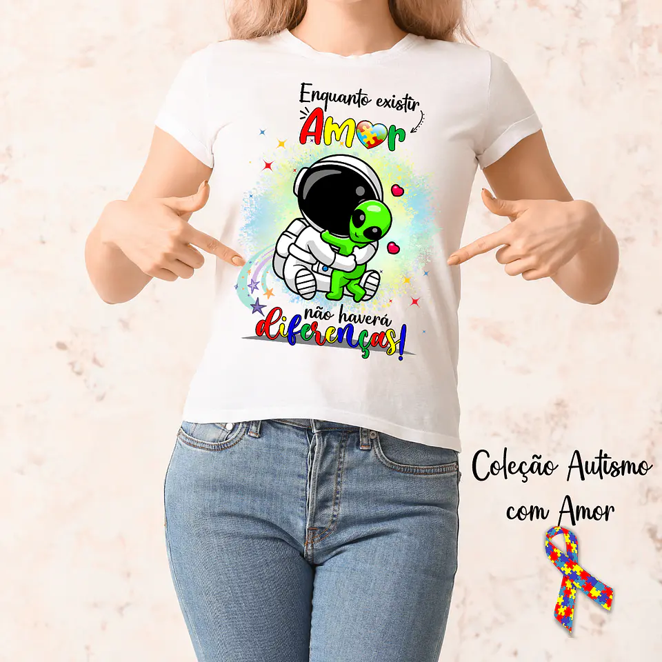 Arqivo Sublimação Camisetas Autismo 19