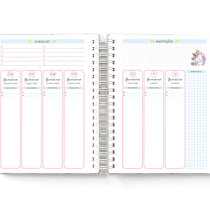 Arquivo Encadernação Coleção É hora de realizar - Unicórnio - METAMORPAPER