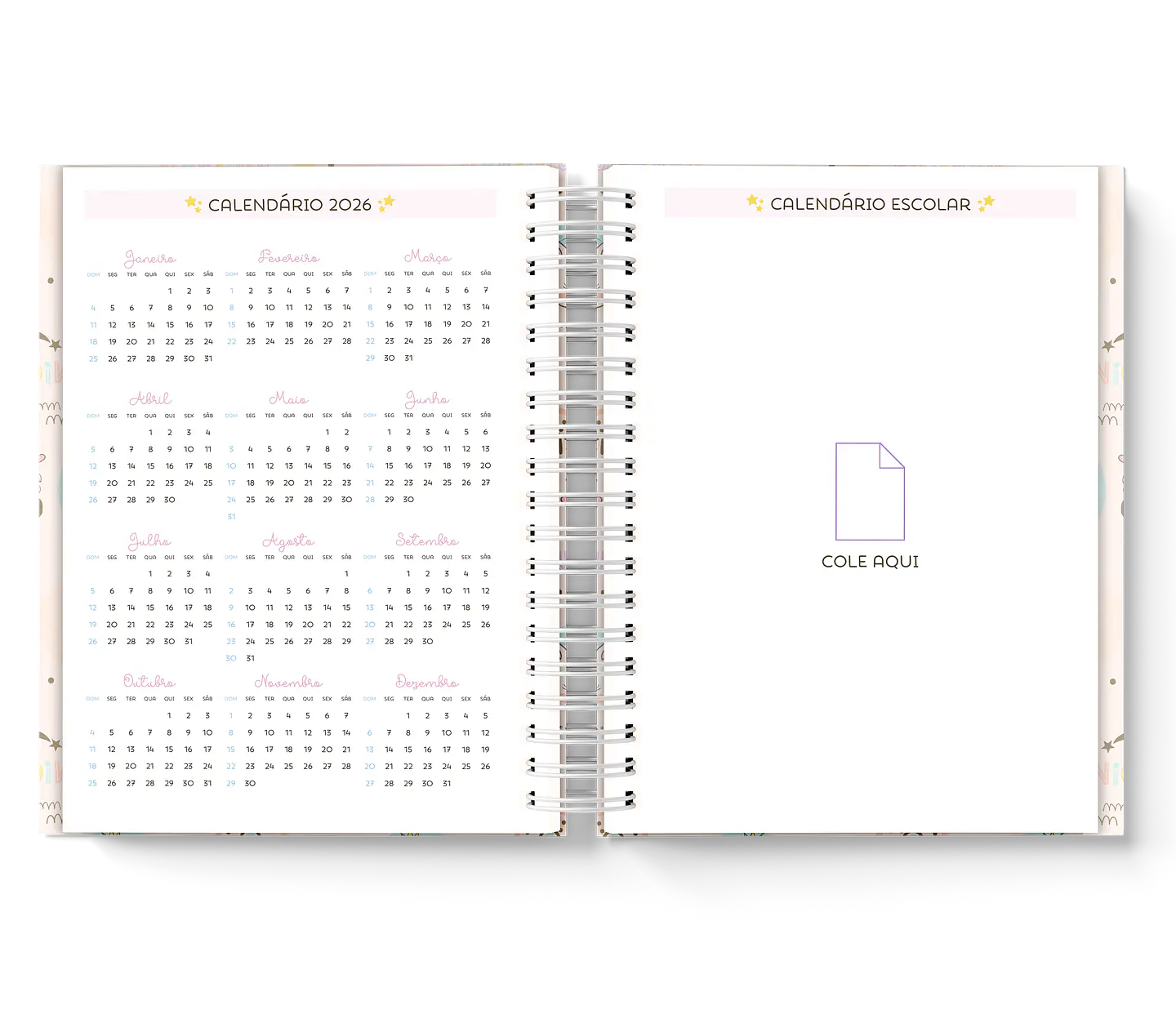 Arquivo Encadernação Coleção É hora de realizar - Unicórnio - METAMORPAPER 17
