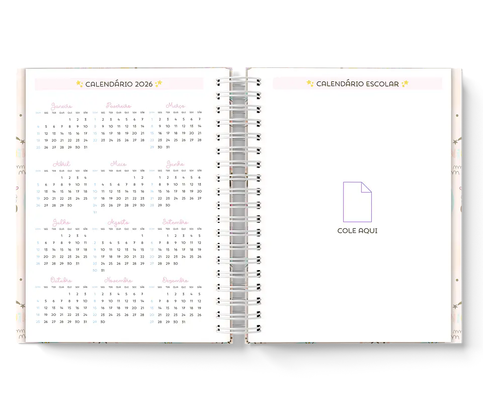 Arquivo Encadernação Coleção É hora de realizar - Unicórnio - METAMORPAPER 17