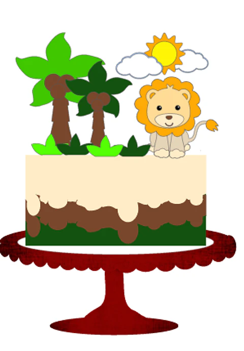 Arquivo Topo de Bolo Leãozinho - EM CAMADAS