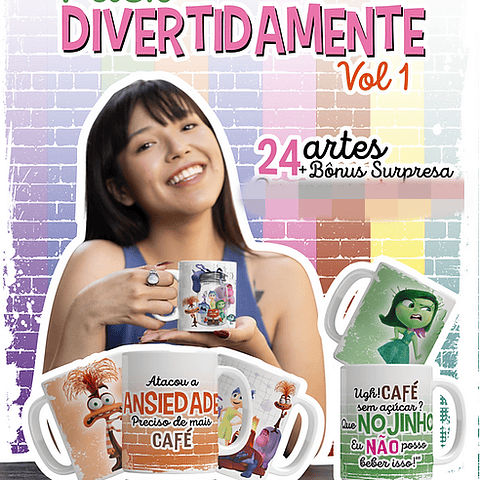 Arquivo Artes Caneca Divertidamente