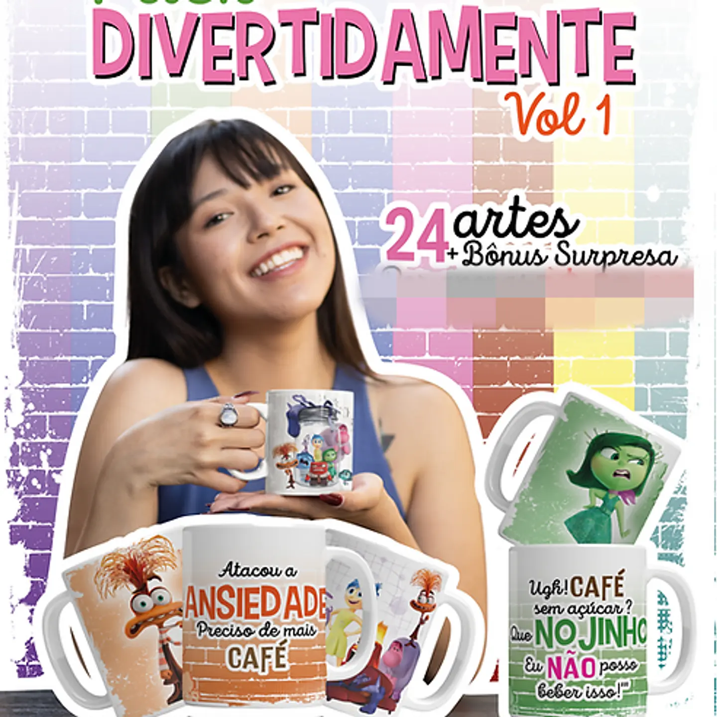Arquivo Artes Caneca Divertidamente 1