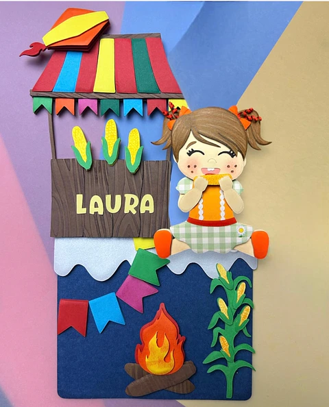 Arquivo Topo Festa Junina Menina - EM CAMADAS