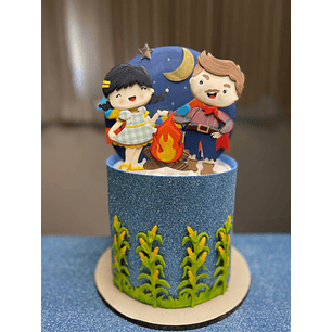 Arquivo Topo Festa Junina Casal Caipira - EM CAMADAS