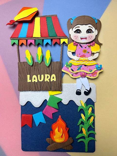 Arquivo Topo Festa Junina Menina - EM CAMADAS