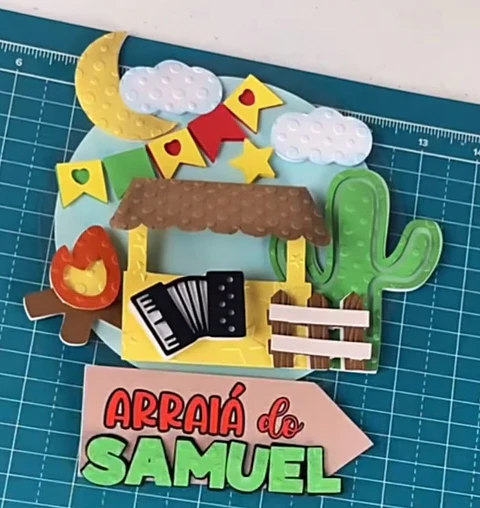 Arquivo Topo de Bolo Festa Junina - EM CAMADAS