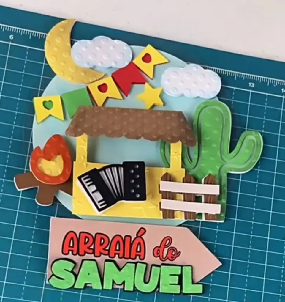 Arquivo Topo de Bolo Festa Junina - EM CAMADAS 1