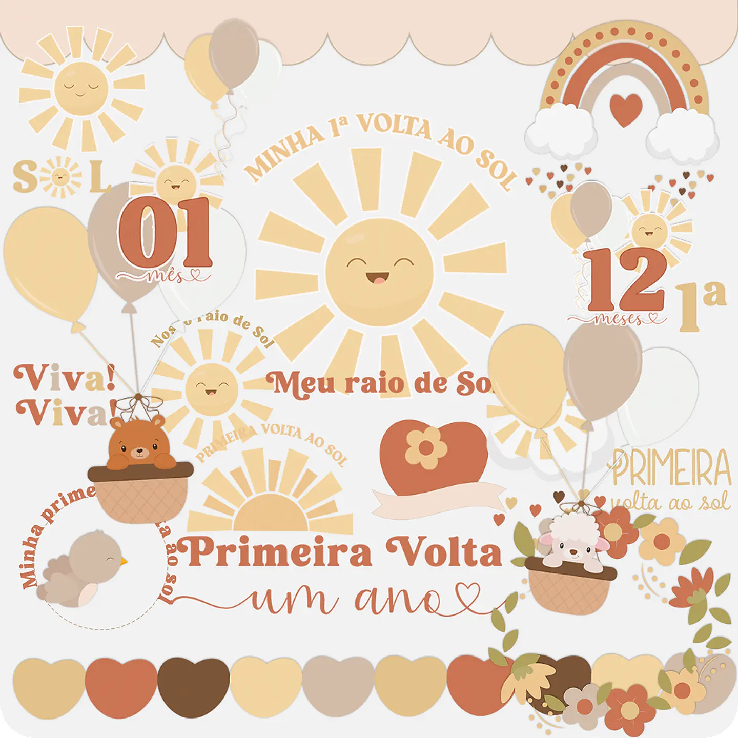 Kit Digital Minha Primeira Volta ao Sol - TUTTI 1