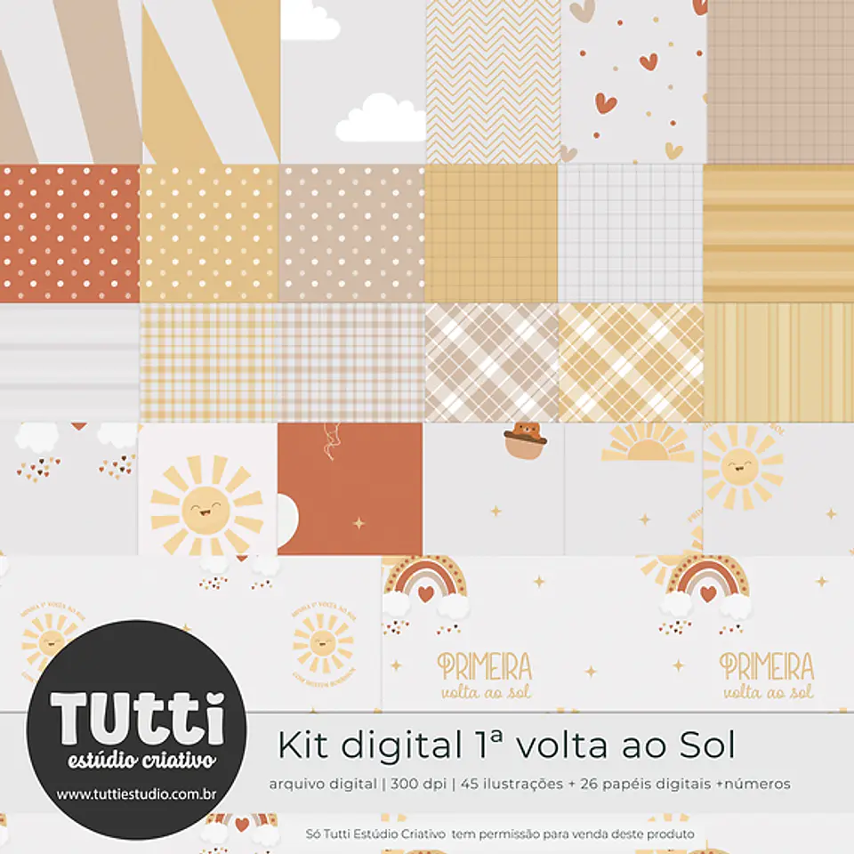 Kit Digital Minha Primeira Volta ao Sol - TUTTI 3