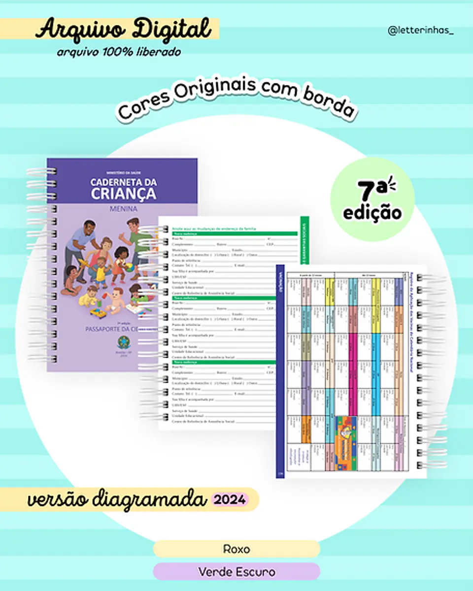 Arquivo Miolo Cadernetas de Saúde 7° Edição - LETTERINHAS 13