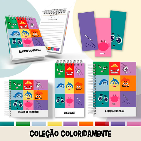 Arquivo Encadernação Coleção Coloridamente Divertidamente - METAMORPAPER