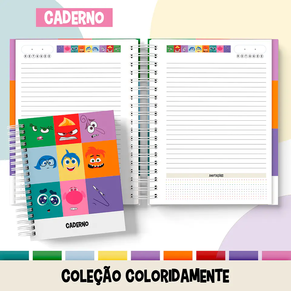 Arquivo Encadernação Coleção Coloridamente Divertidamente - METAMORPAPER 3