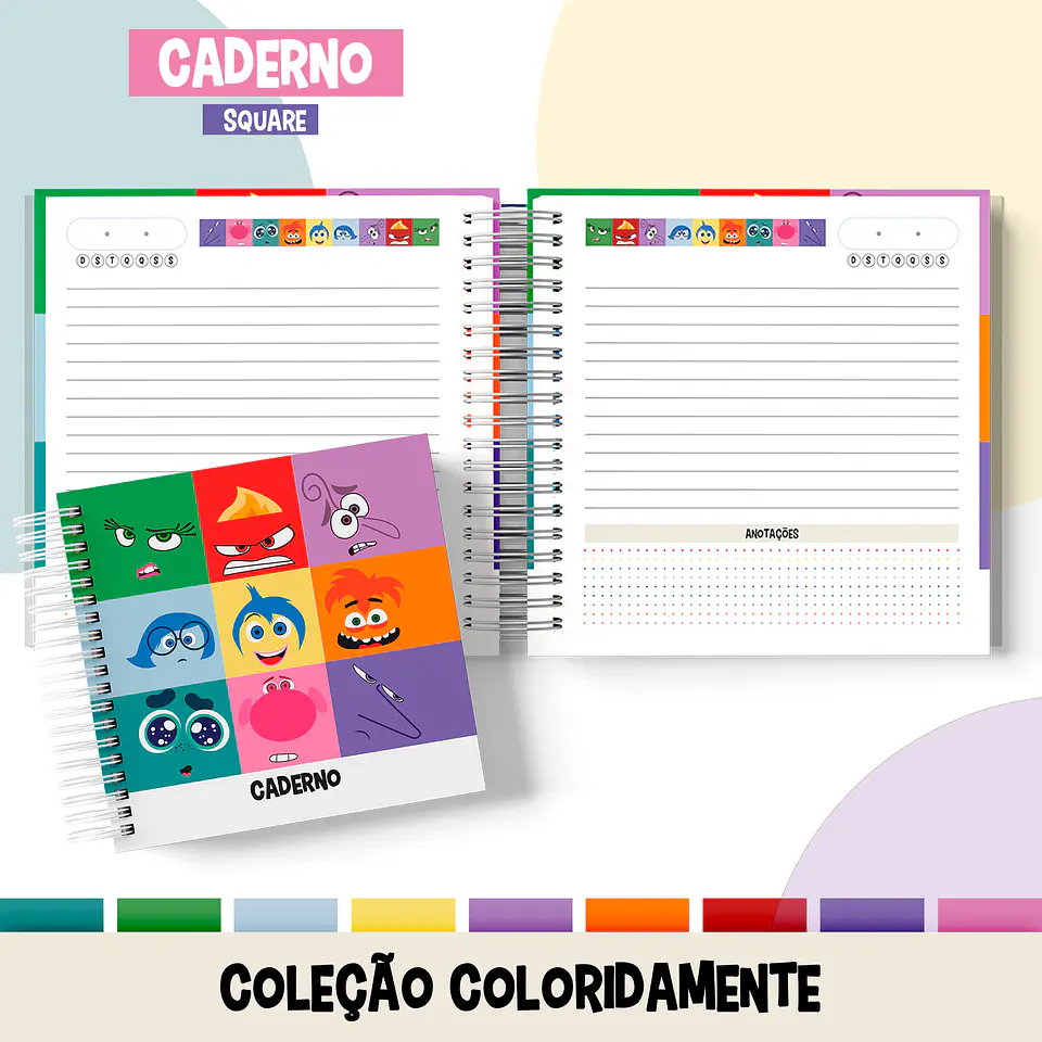Arquivo Encadernação Coleção Coloridamente Divertidamente - METAMORPAPER 4