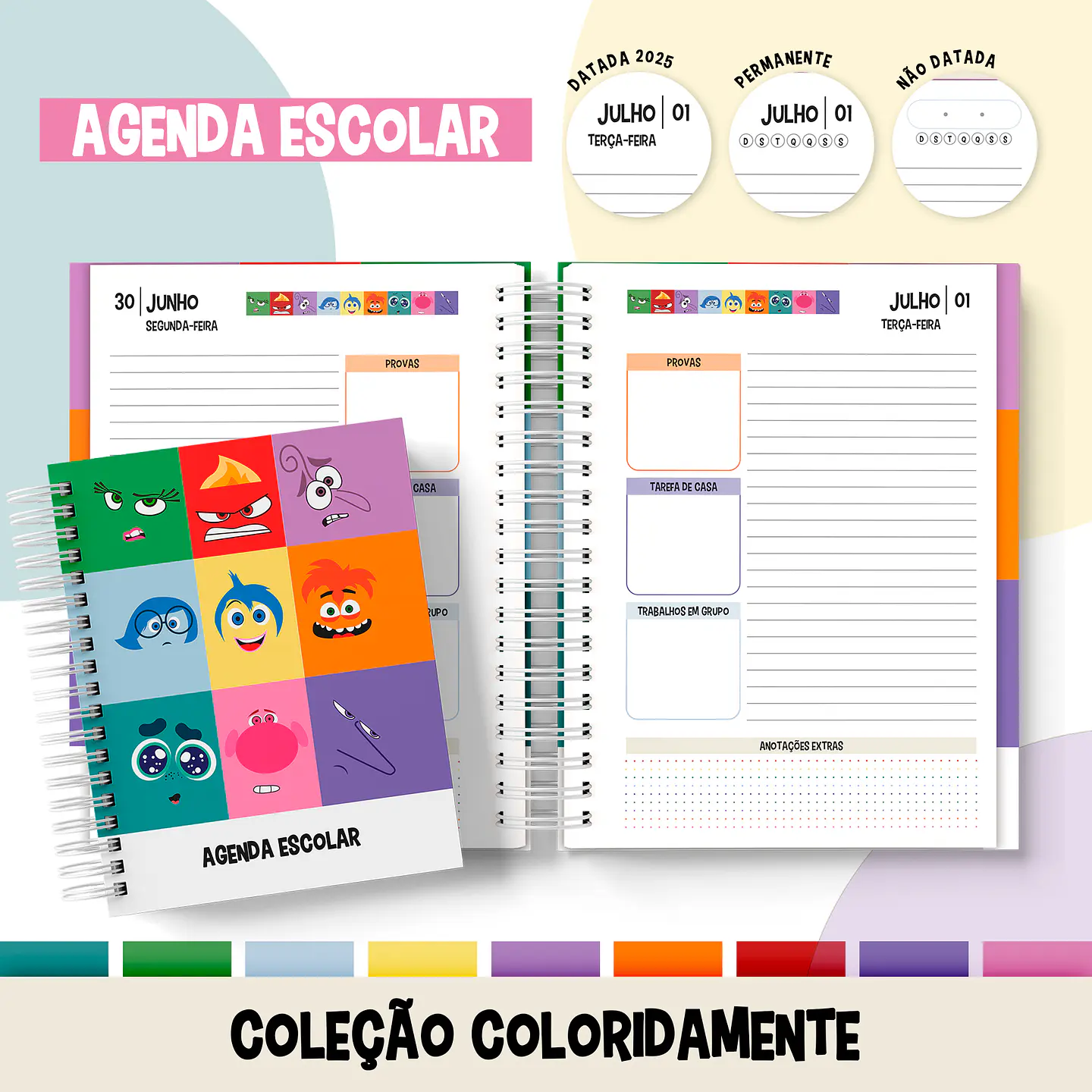 Arquivo Encadernação Coleção Coloridamente Divertidamente - METAMORPAPER 6