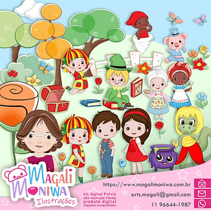 Kit Digital Sitio Do Pica Pau Amarelo