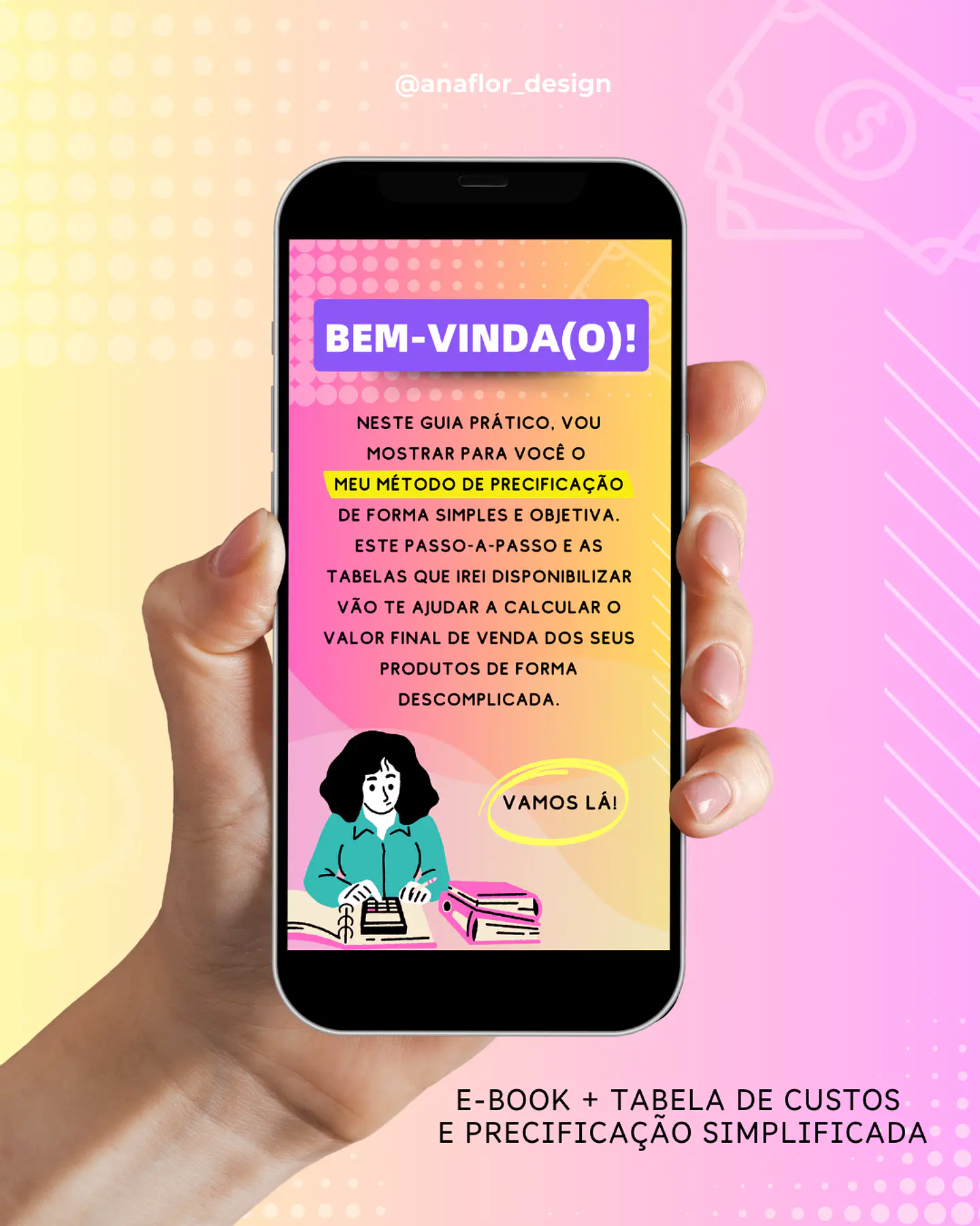Arquivo Guia Prático | Precificação | E-book + Tabelas - ANA FLOR 3