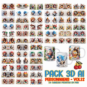 Arquivo Canecas Combo Personagens AI