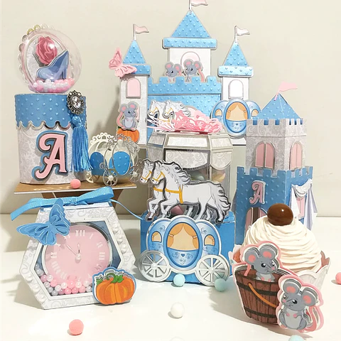 Arquivo de Corte Cinderela - Sonho azul