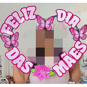 Arquivo Moldura para Fotos Dia das Mães em PDF - Alfaletrando