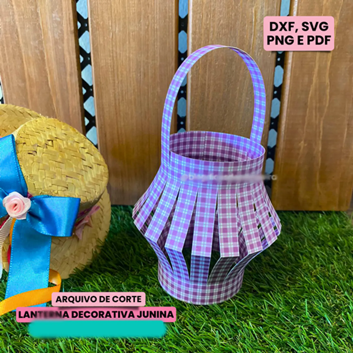 Arquivo Lanterna Decorativa Festa Junina - SOMENTE MOLDE 1