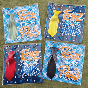 Arquivo Card Chaveiro Gravatinha - Dia dos Pais