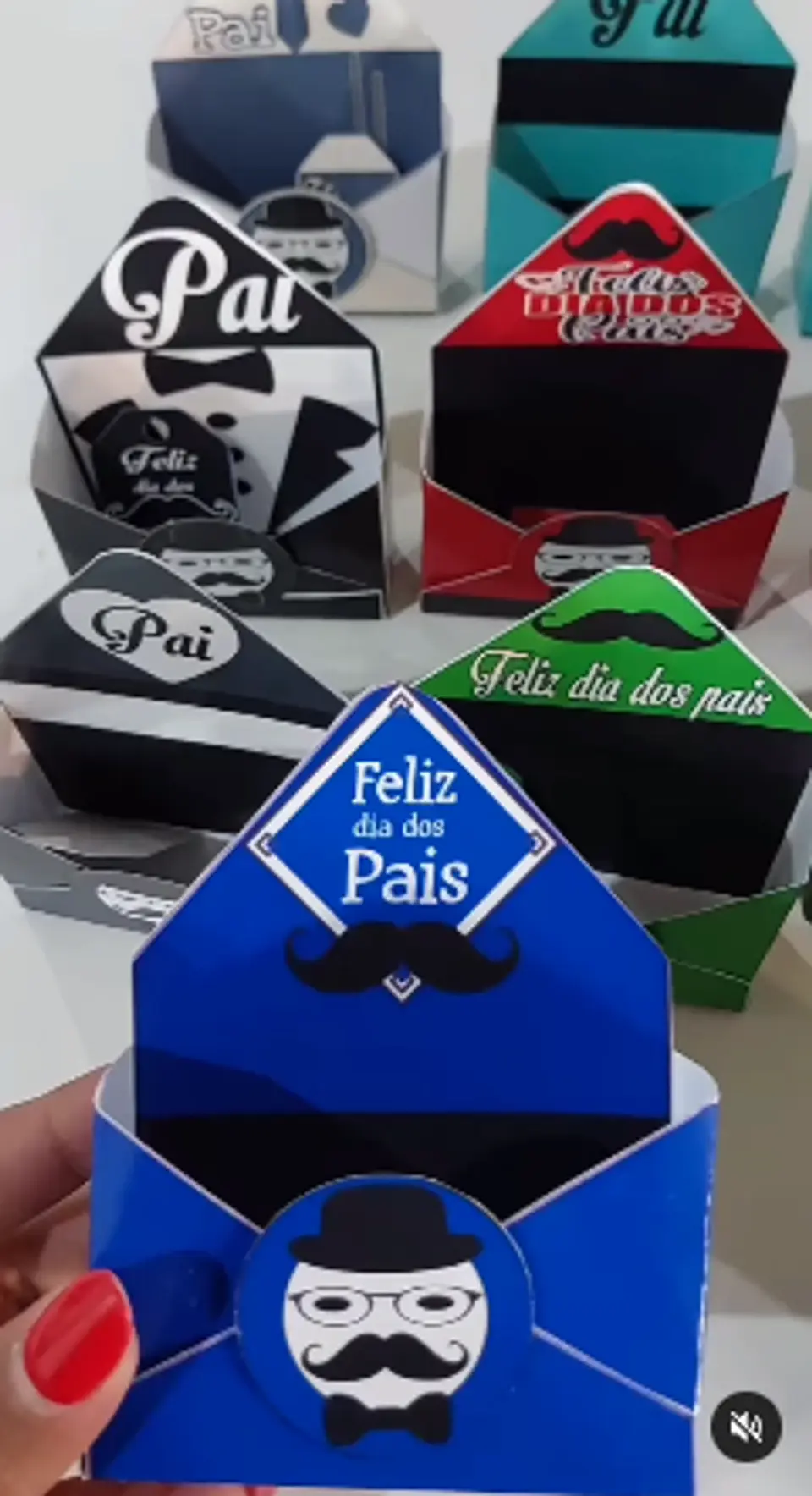 Arquivo Combo Caixinhas Envelope Dia dos Pais 1