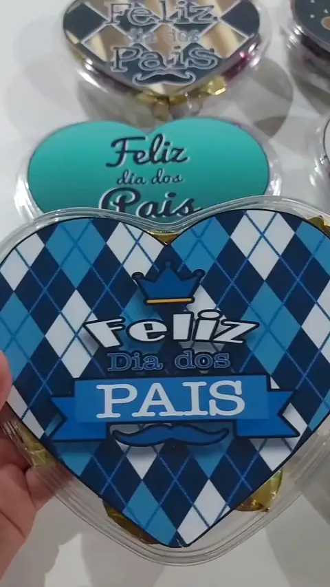 Arquivo Combo Adersivo coração acetato - Feliz dia dos pais