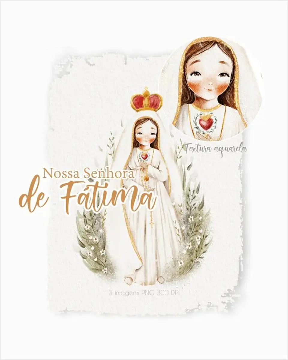 Arquivo COMBO Digital Ilustrações Santinhas versão adulta 3