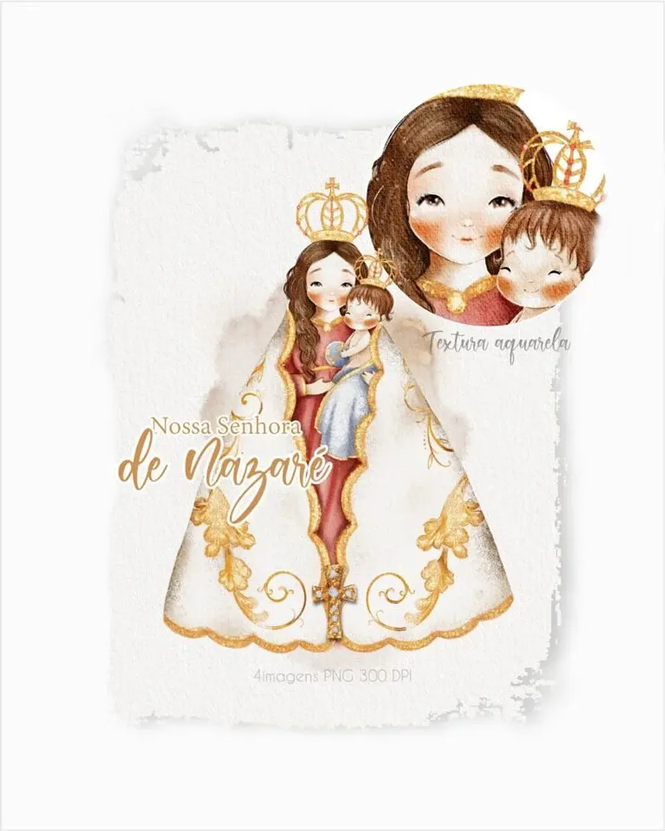 Arquivo COMBO Digital Ilustrações Santinhas versão adulta 4