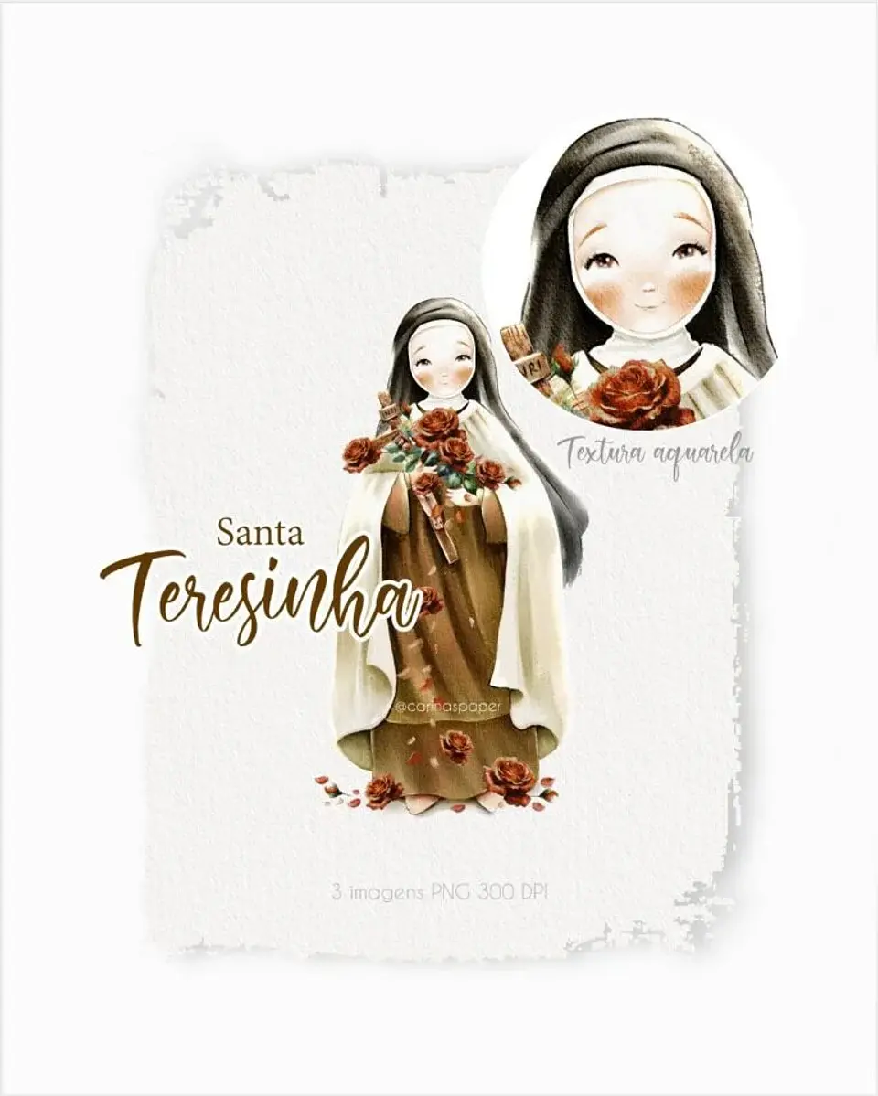 Arquivo COMBO Digital Ilustrações Santinhas versão adulta 6