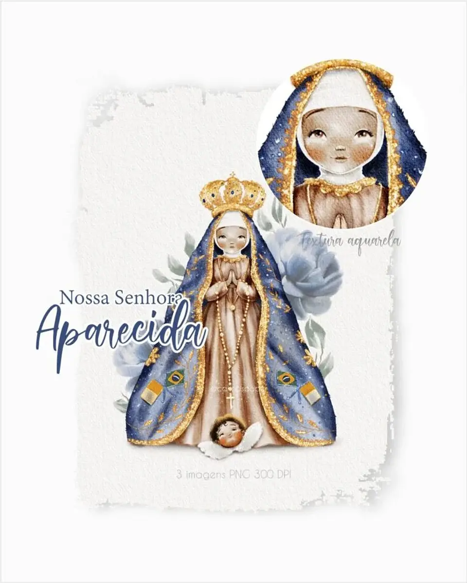 Arquivo COMBO Digital Ilustrações Santinhas versão adulta 7
