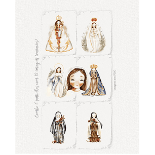 Arquivo COMBO Digital Ilustrações Santinhas versão adulta