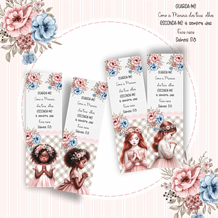 Arquivo Cadernos de Anotações A5, Bloquinhos, Marca Páginas e Brindes  Menina Floral - Coleção Meninas dos Olhos