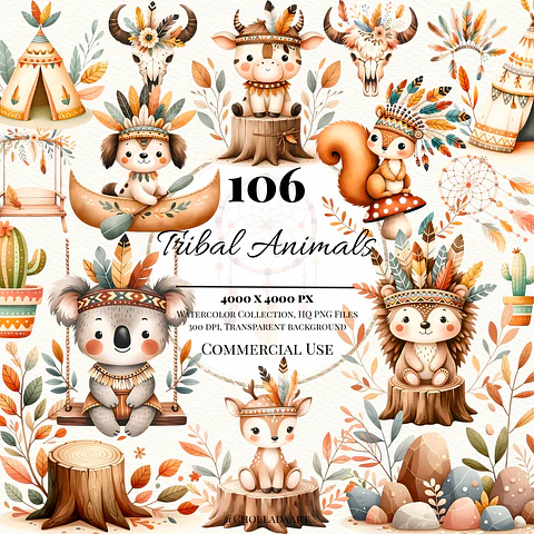 Kit Digital Bosque Tribal