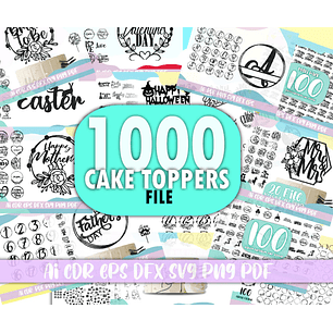 Arquivo Topo de Bolo Combo