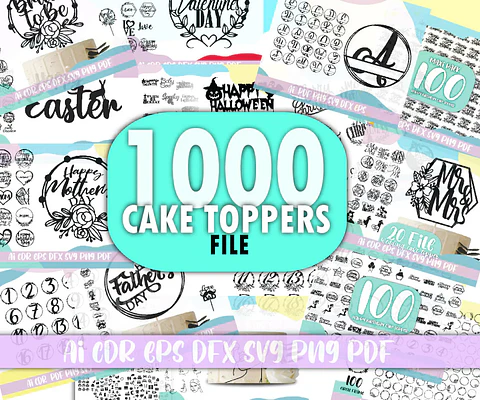 Arquivo Topo de Bolo Combo